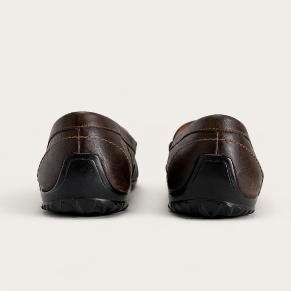 Martin Dingman Brown Leather Horsebit Loafers Driving Moc Vibram Sole 12W - Picture 6 of 10